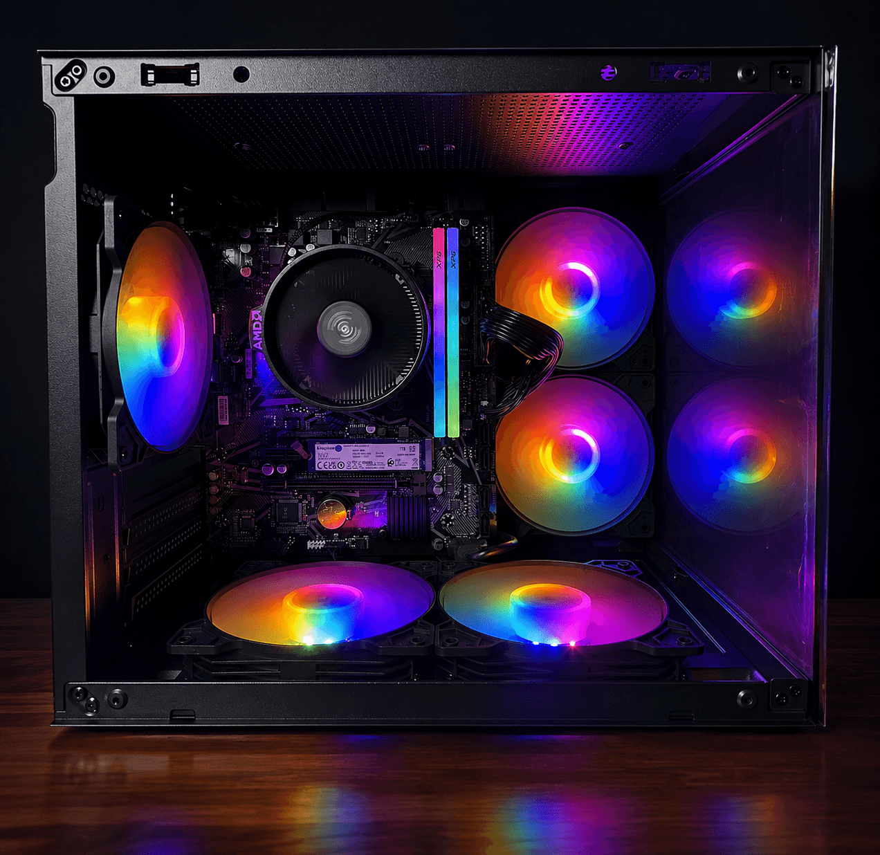 PC Gamer Ryzen 5 5600GT • 16GB • SSD 1TB • 650W Gold 3